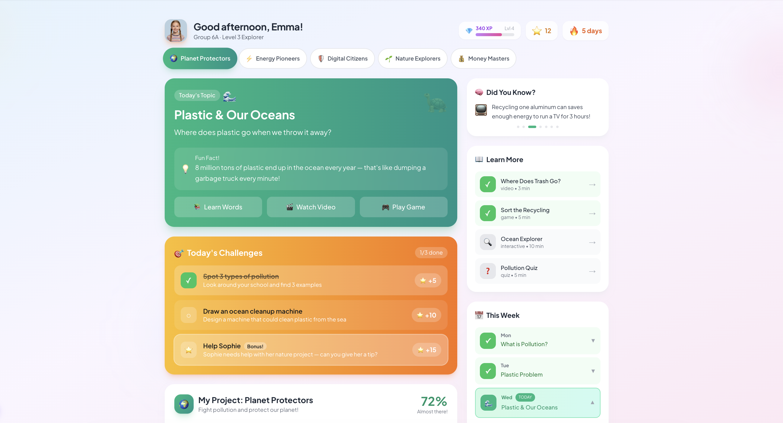 NextGen Education platform demo